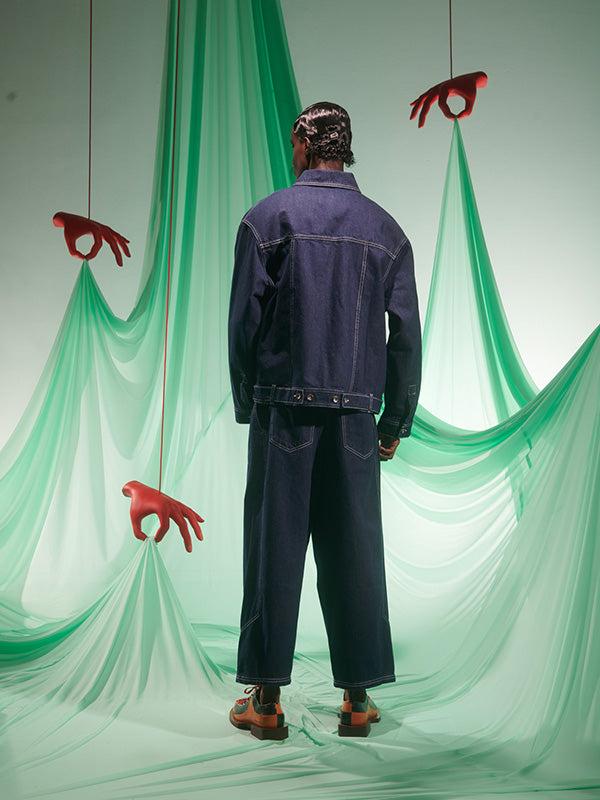 Henrik Vibskov Mojave Denim Pants - Navy Denim