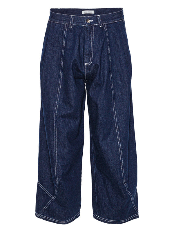 henrik vibskov Mojave Denim Pants - Navy Denim