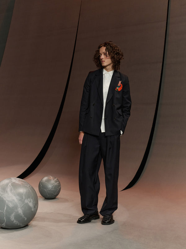 Henrik Vibskov Motif Blazer - Tropical Navy