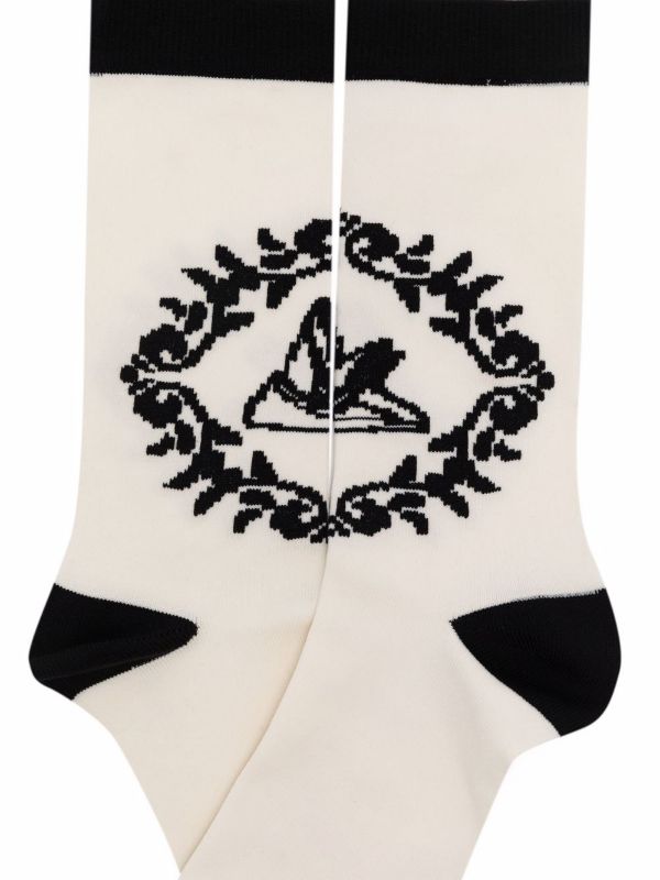 Henrik Vibskov Napkin Socks Femme - White Napkin