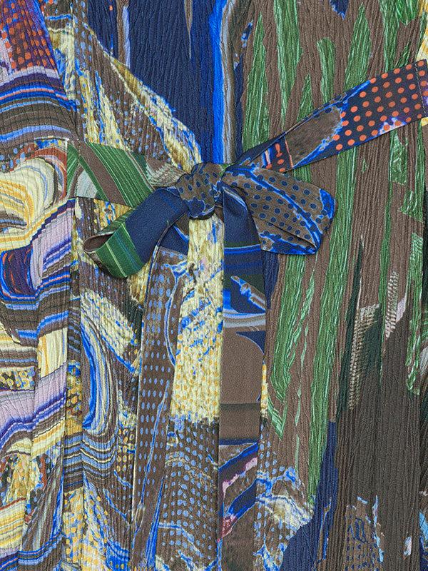 Henrik Vibskov O Dress - Graphic Slopes Dark