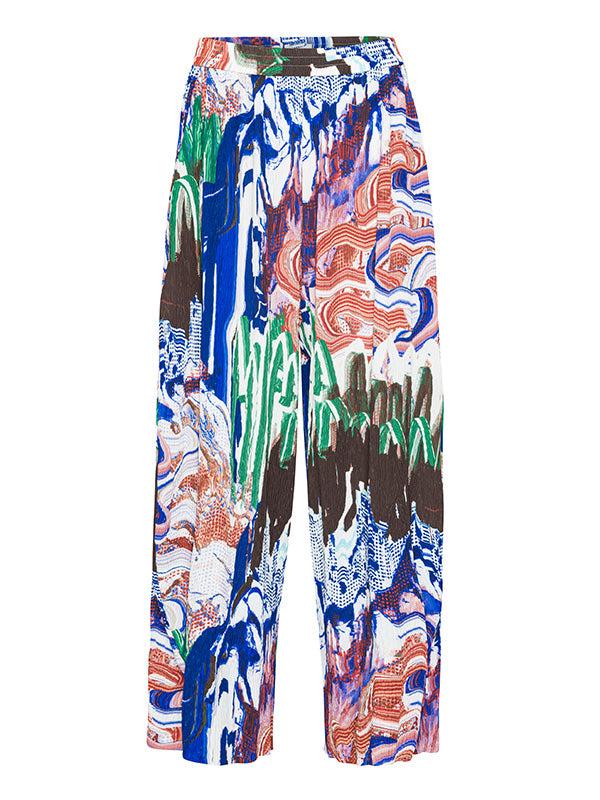 henrik vibskov O Pants - Graphic Slopes Light