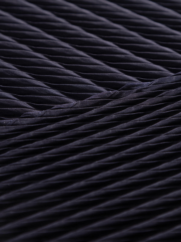 Henrik Vibskov Orbicular Pleats Shirt - Dark Navy