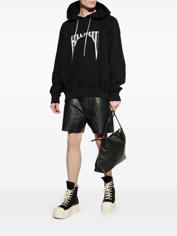 Henrik Vibskov Oversized Hoodie - Black/Milk