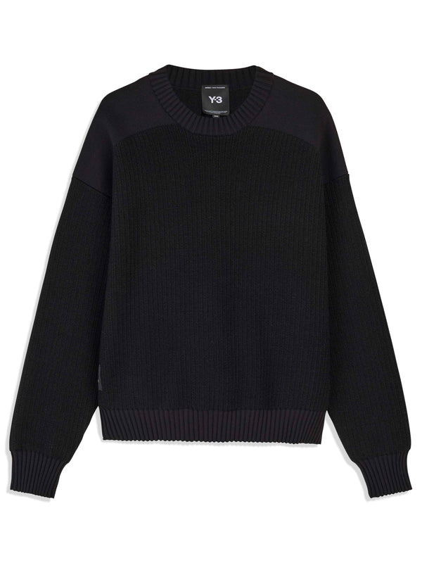 henrik vibskov Padded Utility Crewneck – Black