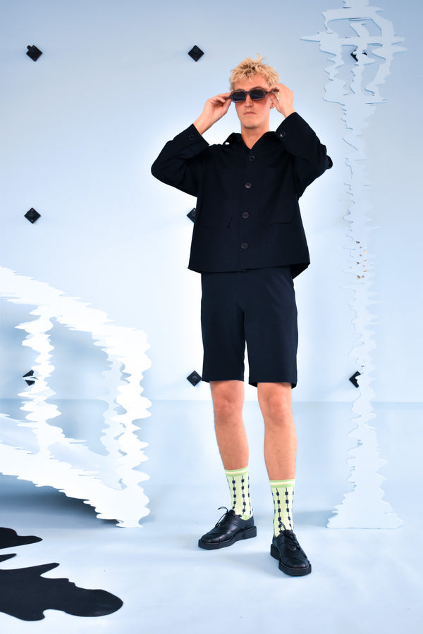 Henrik Vibskov Participate Shorts - Dark Blue