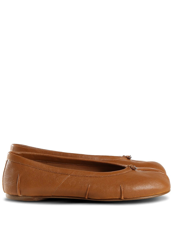 henrik vibskov Pleated Ballerina Tabi - Light Brown