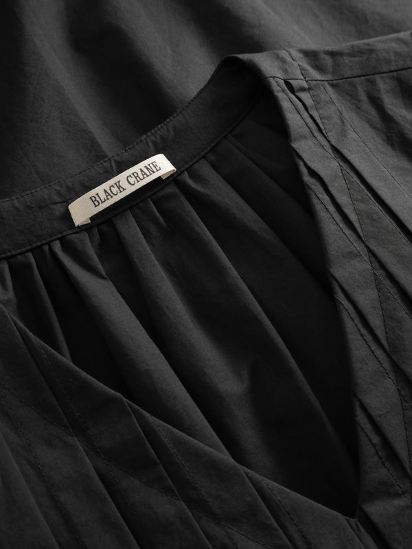 Henrik Vibskov Pleated V Neck Dress - Black