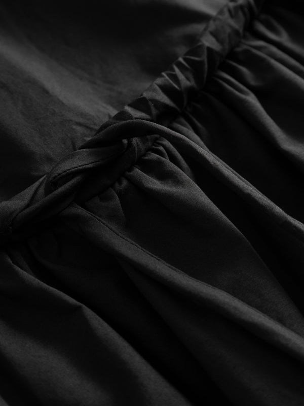 Henrik Vibskov Pleated V Neck Dress - Black