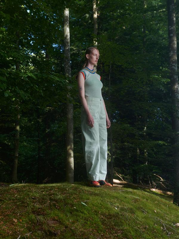 Henrik Vibskov Post Denim Pants - Pale Green