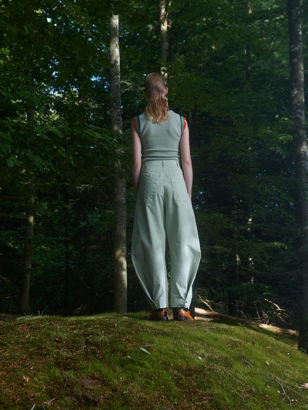 Henrik Vibskov Post Denim Pants - Pale Green