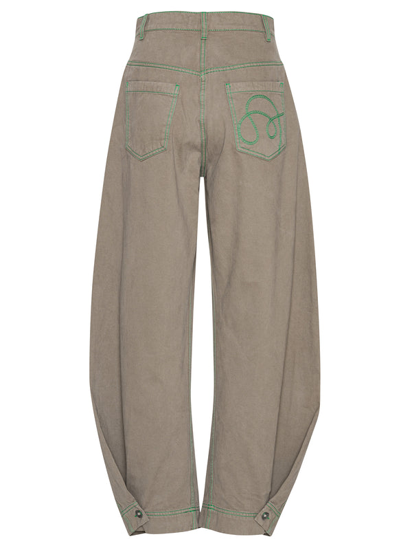 Henrik Vibskov Post Denim Pants - Walnut