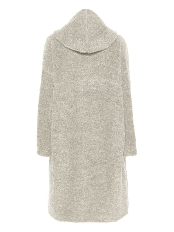 Henrik Vibskov Raw Wool Loop Yarn Coat - Cool Grey