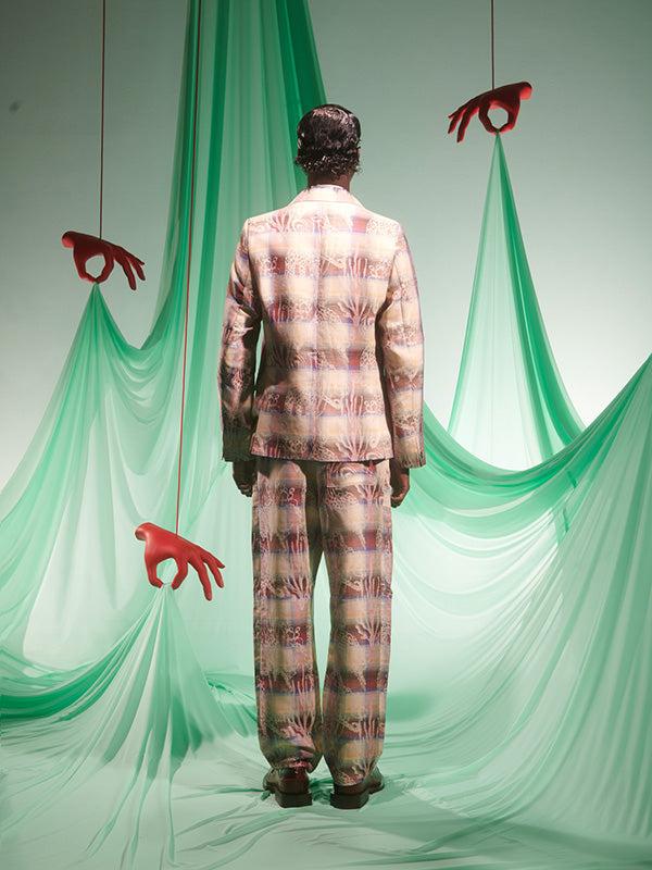 Henrik Vibskov Razor Pants - 8 Arm Check Charm