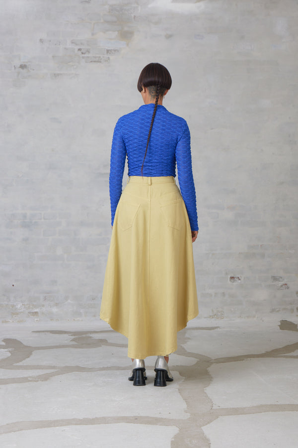 Henrik Vibskov Regain Denim Skirt - Hemp