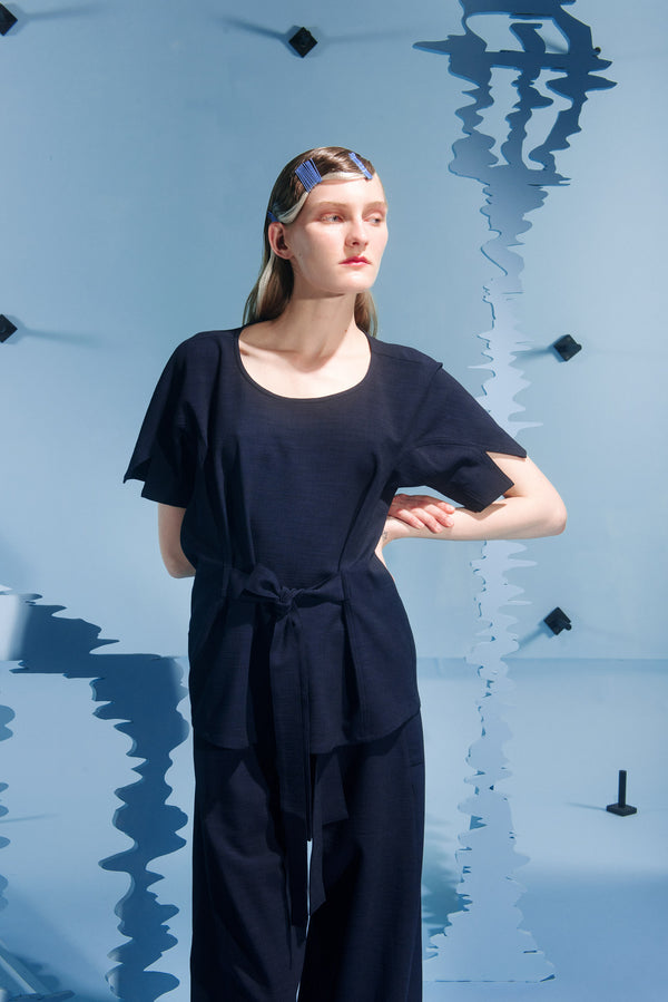 Henrik Vibskov Renee Blouse - Dark Blue