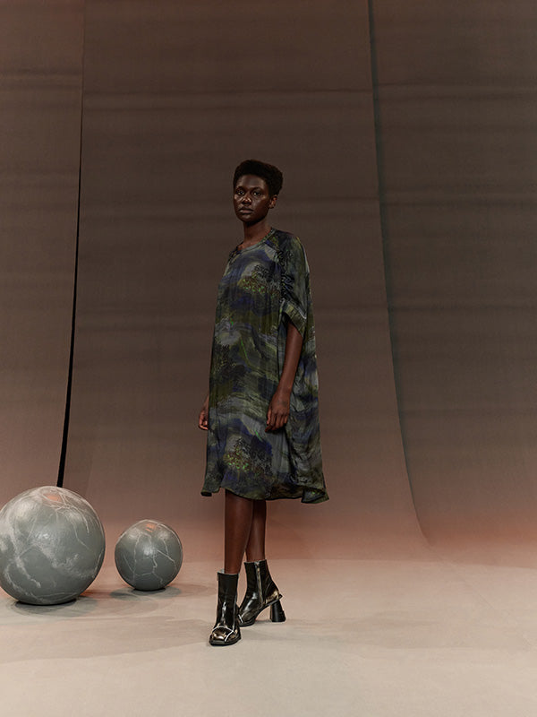 Henrik Vibskov Renew Dress - Fishes Light