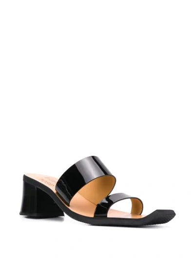 Henrik Vibskov Rupie Heel Sandal - Black Patent