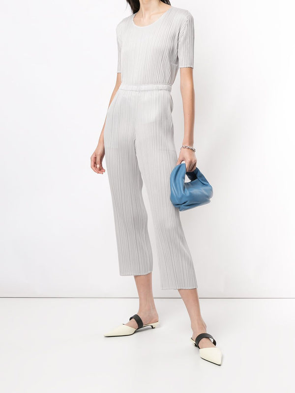 Henrik Vibskov Short Sleeve Top - Light Grey