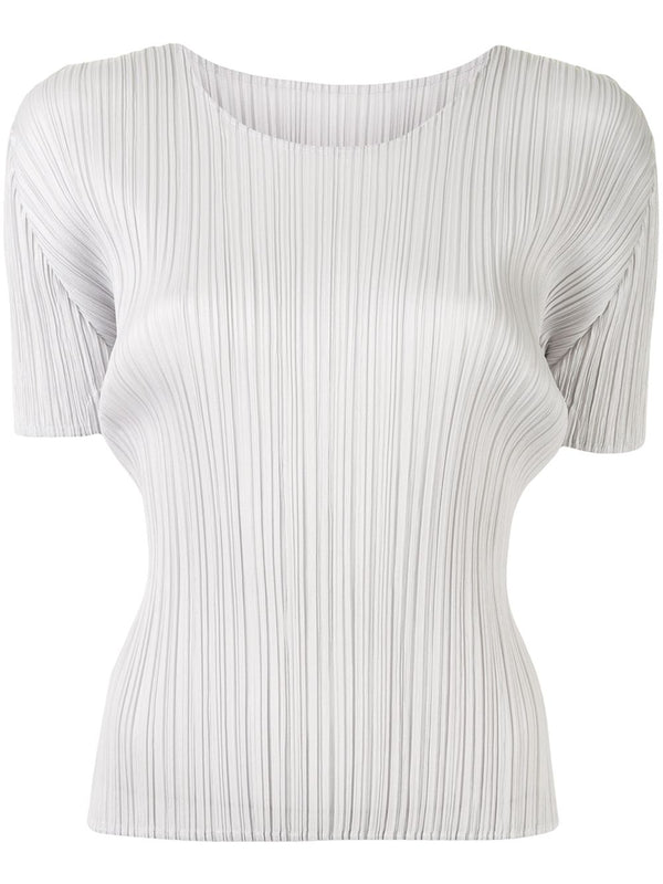 henrik vibskov Short Sleeve Top - Light Grey