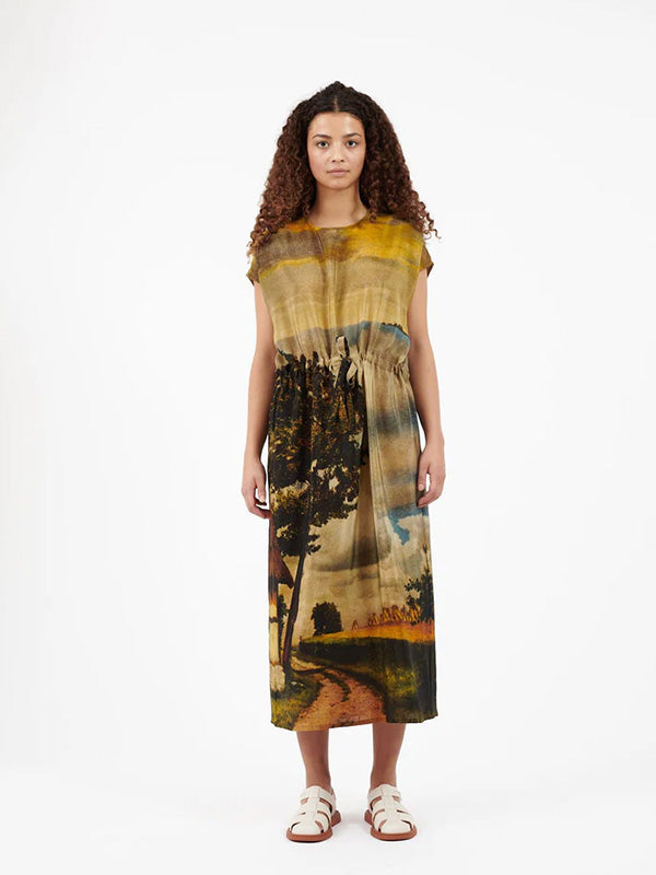 Henrik Vibskov Simple Dress - Digital Printed Gots G