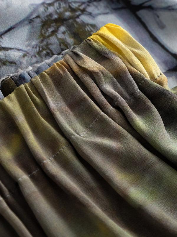 Henrik Vibskov Skirt - Print T-Reflections-Silk