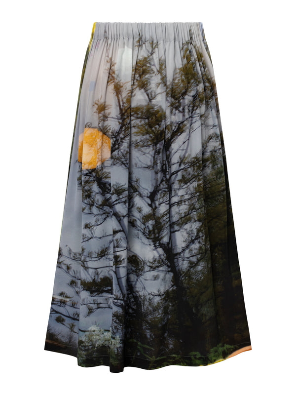 Henrik Vibskov Skirt - Print T-Reflections-Silk