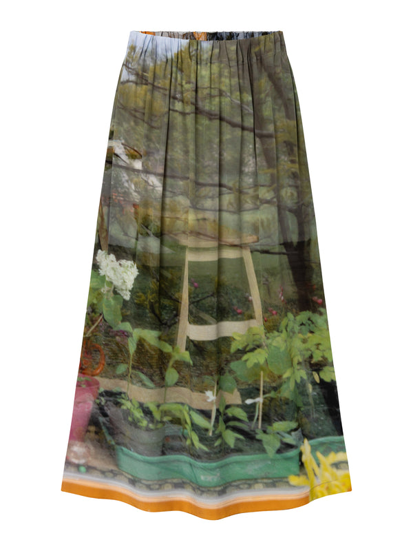henrik vibskov Skirt - Print T-Reflections-Silk