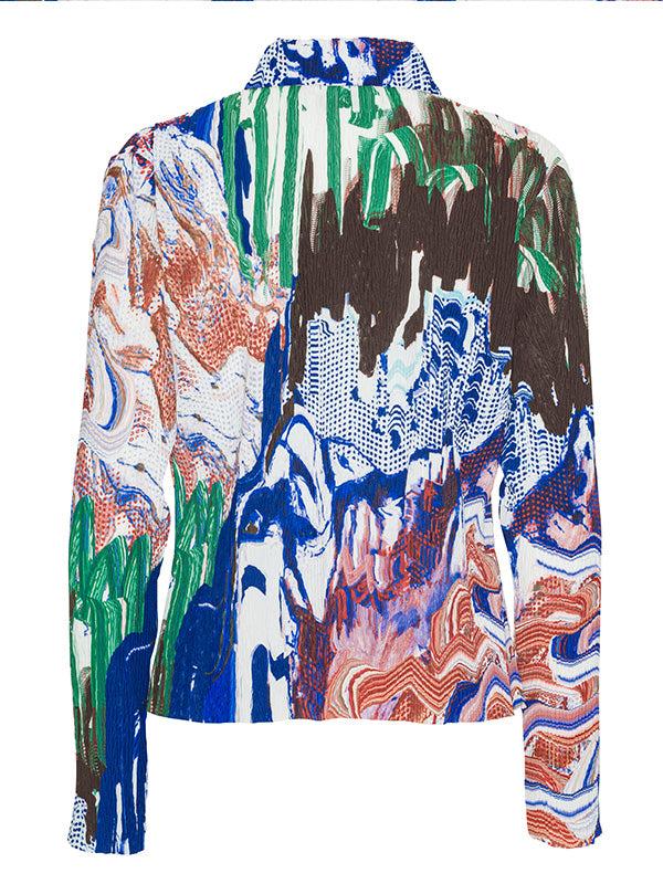 Henrik Vibskov Slope Blouse - Graphic Slopes Light