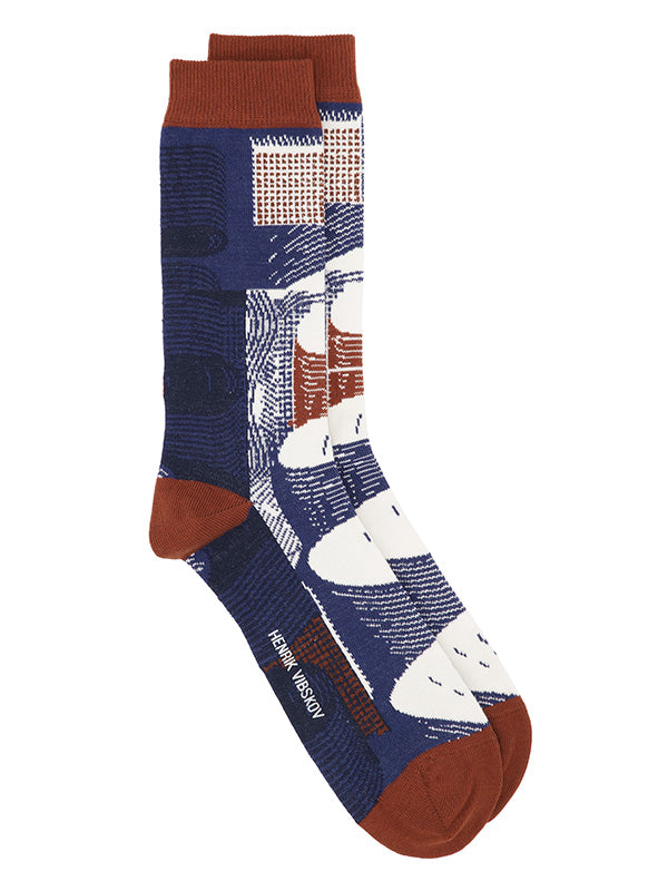 henrik vibskov Slope Socks - Slopes Brown