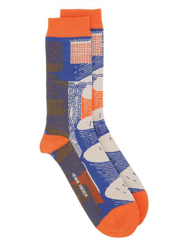 henrik vibskov Slope Socks - Slopes Orange
