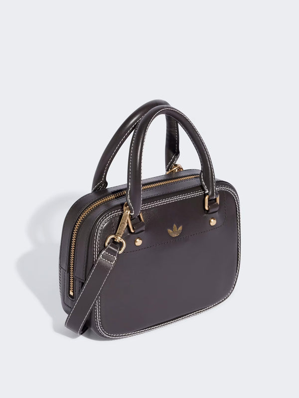 Henrik Vibskov Small Leather Bag - Night Brown