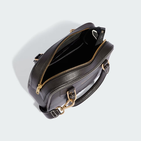 Henrik Vibskov Small Leather Bag - Night Brown