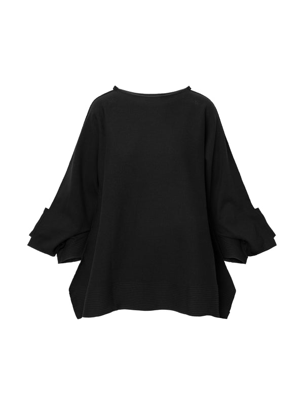 henrik vibskov Square Rib AP Top - Black