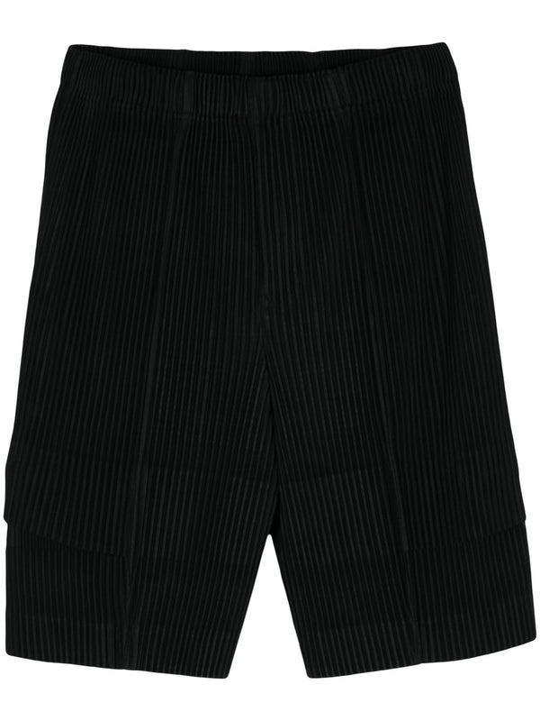 henrik vibskov SS24 Cargo Pleats Shorts - Black