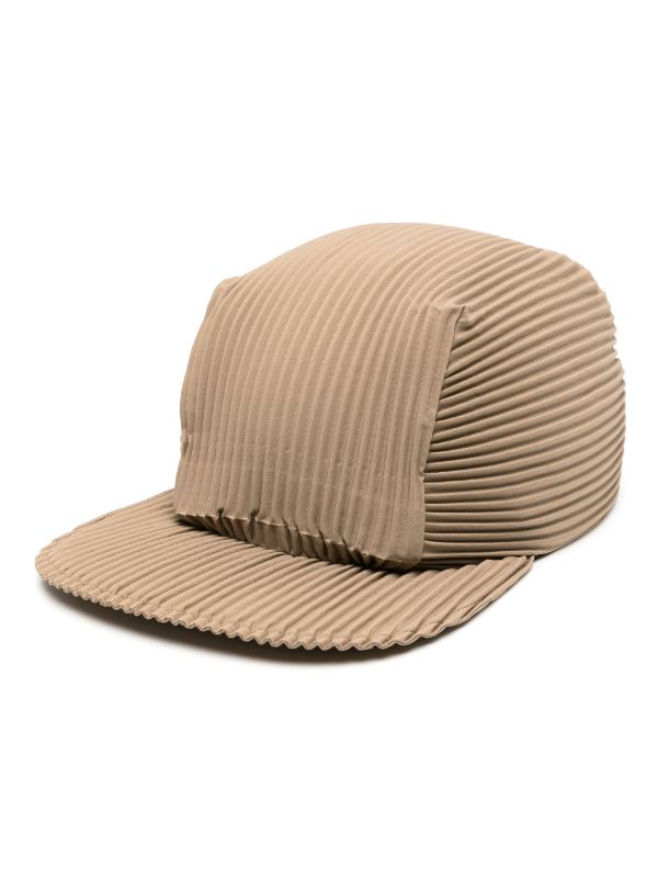 henrik vibskov SS24 Pleats Cap - Light Mocha Brown