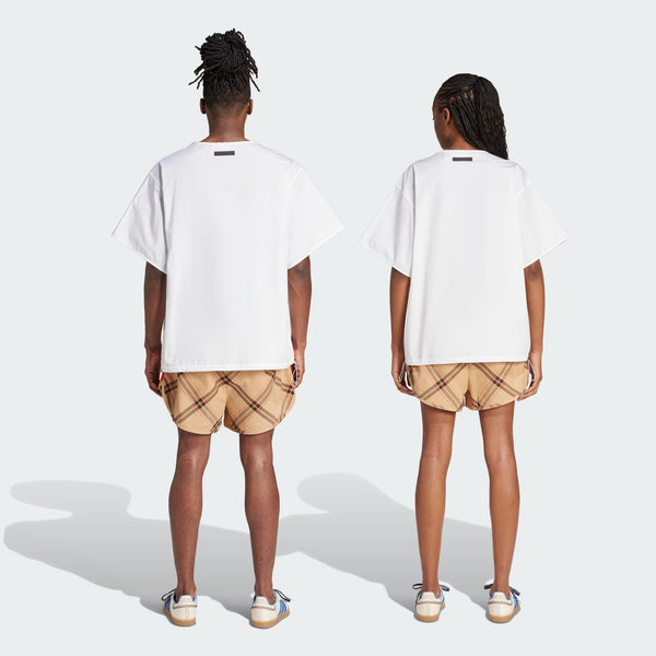 Henrik Vibskov SS24 WB Shorts - Check Jacquard Beige