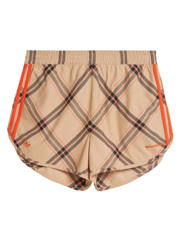 henrik vibskov SS24 WB Shorts - Check Jacquard Beige