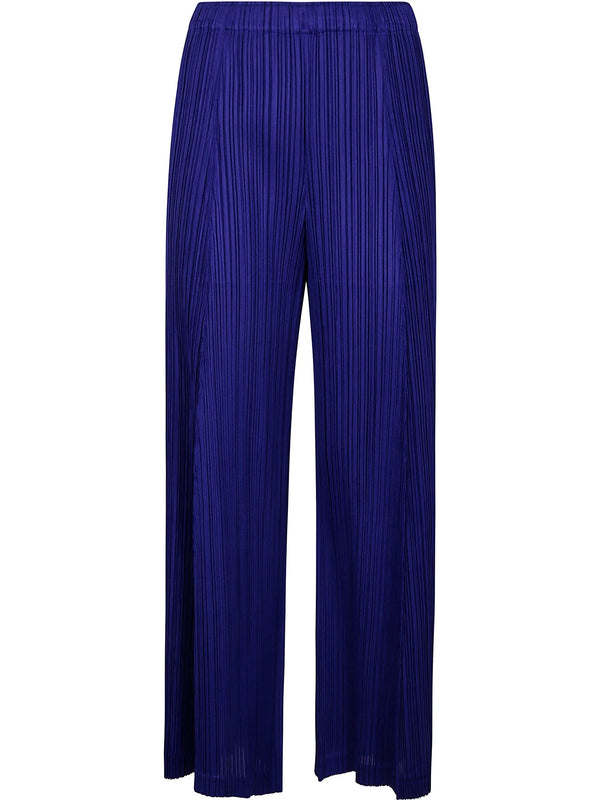 henrik vibskov SS25 Cropped Wide Pants - Blue