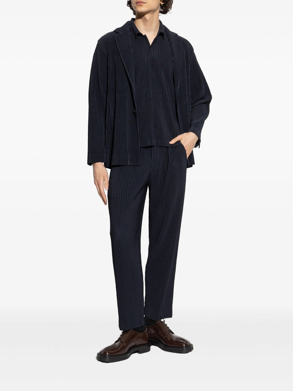 Henrik Vibskov SS25 Pleated Blazer - Navy
