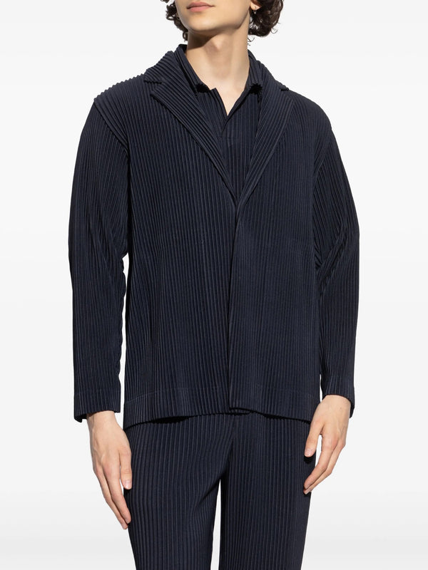 Henrik Vibskov SS25 Pleated Blazer - Navy