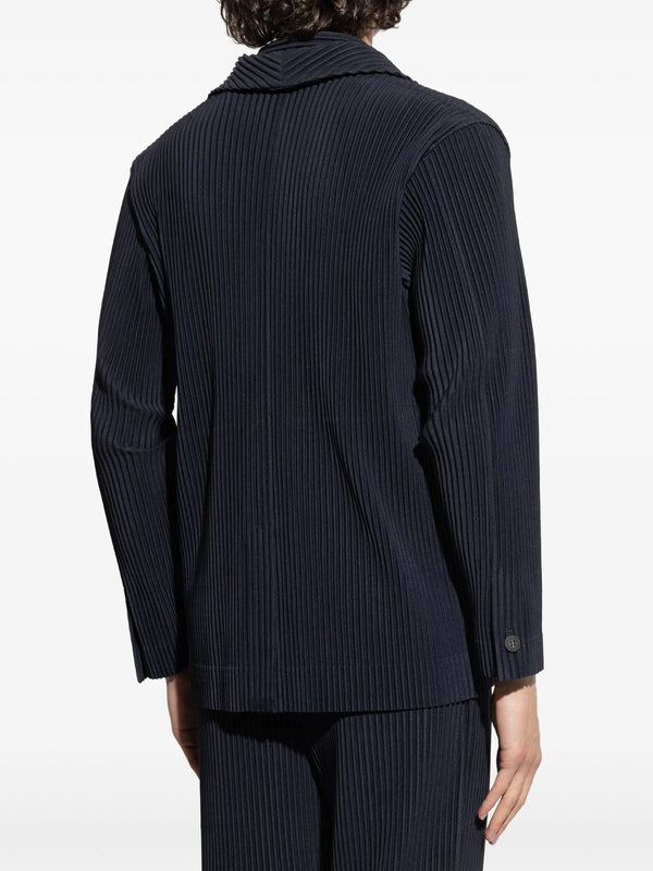 Henrik Vibskov SS25 Pleated Blazer - Navy