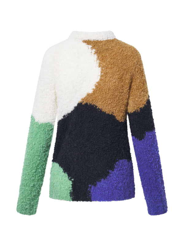 Henrik Vibskov Stock I Net Sweater - Multi Ecru