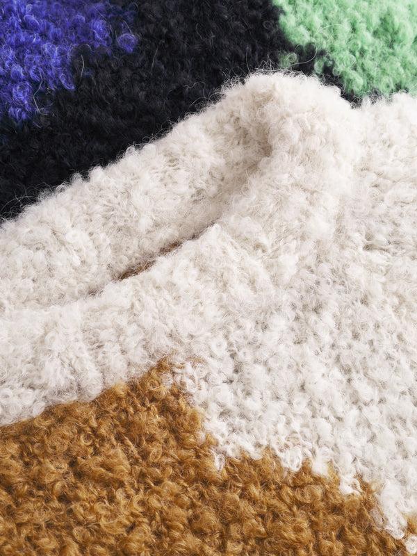 Henrik Vibskov Stock I Net Sweater - Multi Ecru