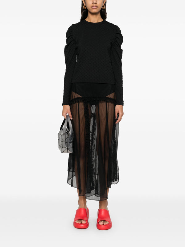 Henrik Vibskov Sun Reflection Blouse - Black Bubbles