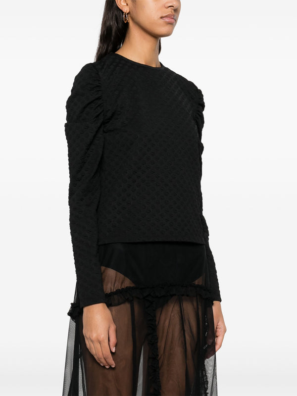 Henrik Vibskov Sun Reflection Blouse - Black Bubbles