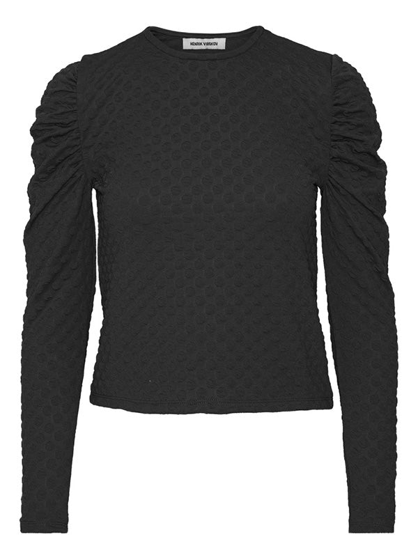 henrik vibskov Sun Reflection Blouse - Black Bubbles