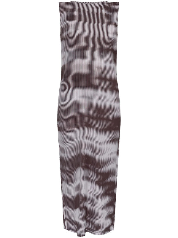 henrik vibskov Sway Pleats Dress - Chocolate