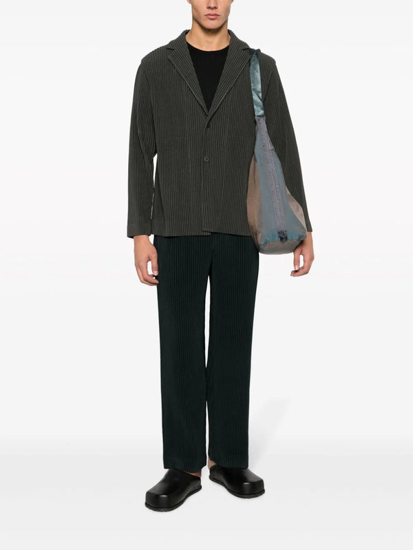 Henrik Vibskov Tailored Pleated Blazer - Ebony Khaki