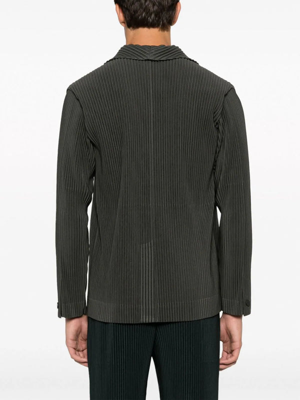 Henrik Vibskov Tailored Pleated Blazer - Ebony Khaki